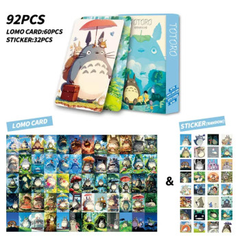Набір колекційних карток Lomo та стікерів Мій сусід Тоторо, Totoro – 92 шт.