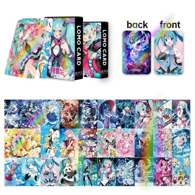 Набір LOMO карток Хацуне Міку, Hatsune Miku (30 шт.)