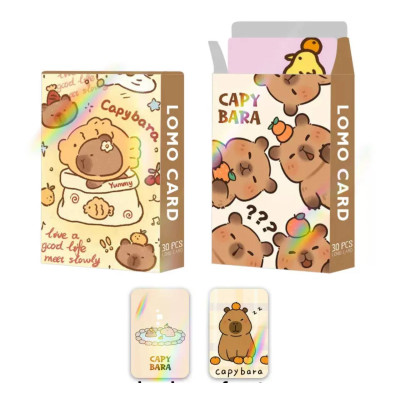 Набір колекційних ломо картки Капібара 30 шт.
