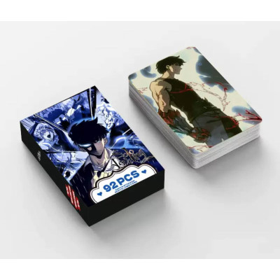 Набір карток та стікерів Solo Leveling, манхва Тільки я візьму новий рівень