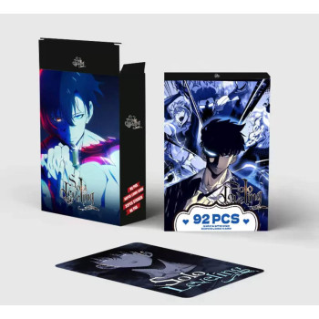 Набір карток та стікерів Solo Leveling, манхва Тільки я візьму новий рівень