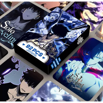 Набір карток та стікерів Solo Leveling, манхва Тільки я візьму новий рівень