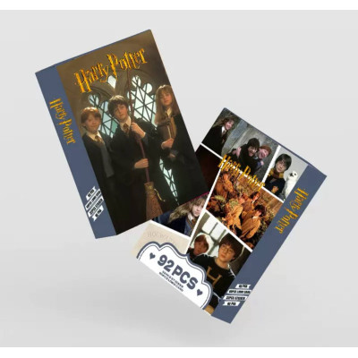Набір ломо карток та стікерів Гаррі Поттер, Harry Potter, 92шт