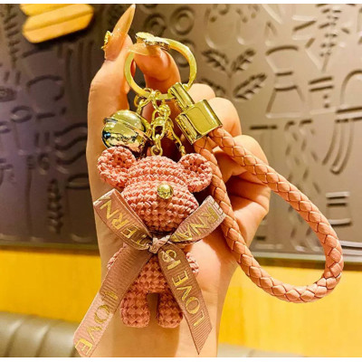 Милий брелок-ведмедик для ключів та сумок