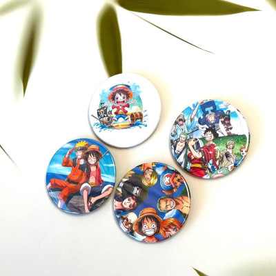 Колекція значків One Piece, Ван Піс, 4 шт