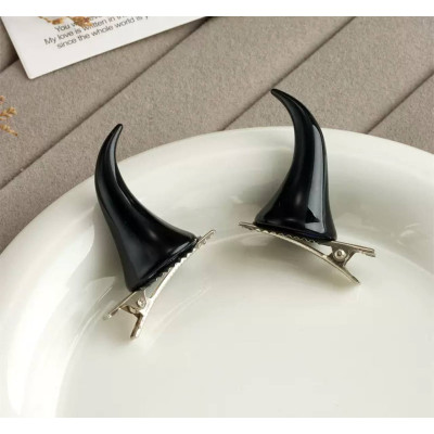 Заколки-ріжки диявола для волосся, прикраса на Хелловін, Halloween