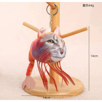 М'яка іграшка брелок італійський мем кіт креветка Тріппі Троппі,Brainrot