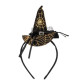 Обруч-капелюшок відьми для Хелловіна, чорний