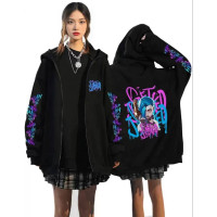 Кофта Худі з принтом Jinx з Arcane, Аркейн