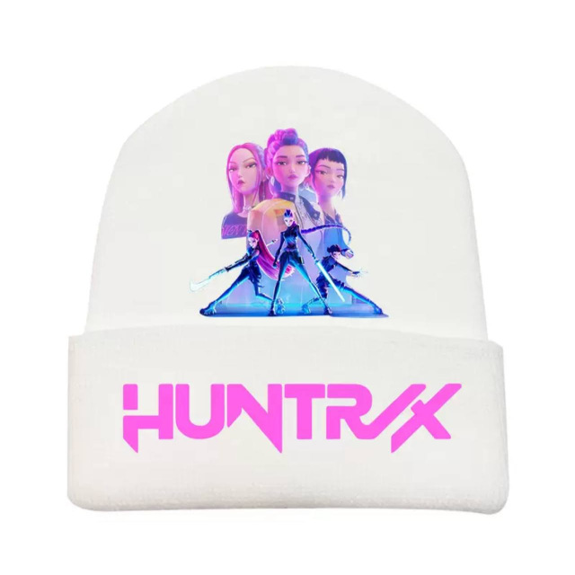 Шапка з написом HUNTRX, K-pop Demon Hunters, Кпоп мисливиці на демонів
