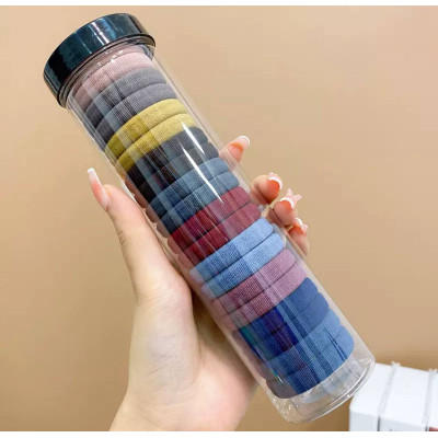 Набір резинок для волосся в тубусі, 20 шт