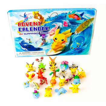 Адвент Календар з Пікачу, Pokemon, з 24 сюрпризами