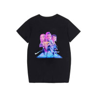 Футболка K-pop Demon Hunters, мисливиці на демонів, чорна