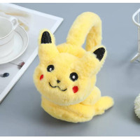 Навушники теплі жовті з Пікачу