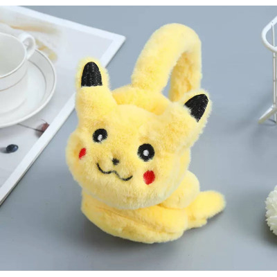 Навушники теплі жовті з Пікачу