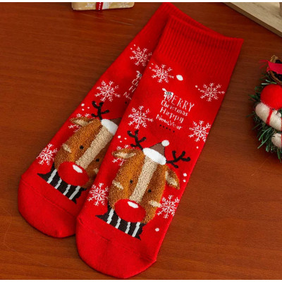 Різдвяні шкарпетки з оленем, MERRY Christmas