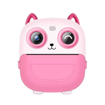 Дитяча камера, фотоапарат миттєвого друку, рожевий