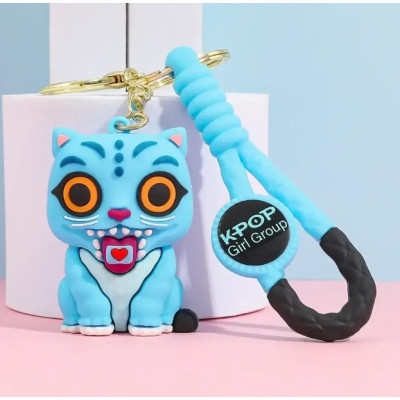 Брелок виконаний у вигляді мініатюрної фігурки Тигр персонажа з Кей поп мисливиці на демонів