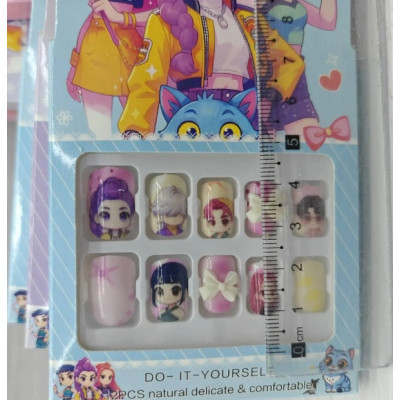 Набір накладні нігті з Kpop Demon Hunters, Кей поп мисливиці на демонів