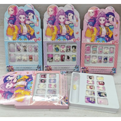 Набір накладні нігті з Kpop Demon Hunters, Кей поп мисливиці на демонів