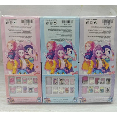 Набір накладні нігті з Kpop Demon Hunters, Кей поп мисливиці на демонів