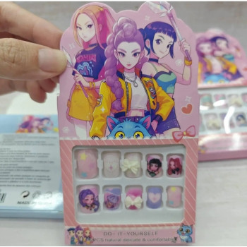 Набір накладні нігті з Kpop Demon Hunters, Кей поп мисливиці на демонів