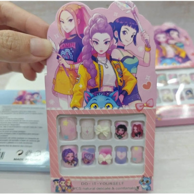 Набір накладні нігті з Kpop Demon Hunters, Кей поп мисливиці на демонів
