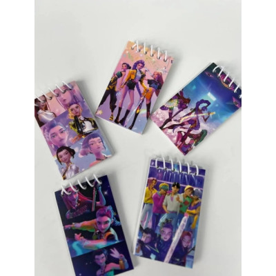 Набір блокнотів Demon Hunters, 5 шт