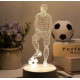 Нічник 3D футболіст, настільна лампа