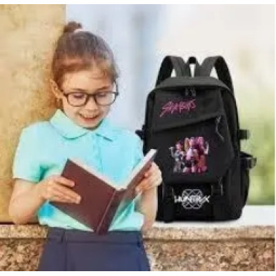 Рюкзак чорний Kpop Demon Hunters, Кей поп мисливиці на демонів