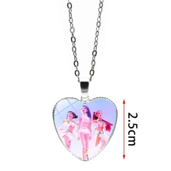 Кулон у формі серця Кей-поп мисливиці на демонов, K-Pop Demon Hunters