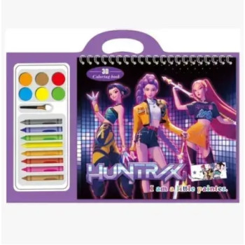 Набір для творчості з розмальовкою аніме K-Pop Demon Hunters Кей-поп мисливиці на демонів