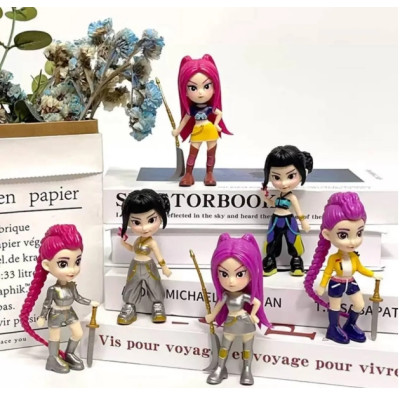 Набір фігурок  Кей поп мисливиці на демонів, фігурка K-pop Demon Hunters, 6 шт