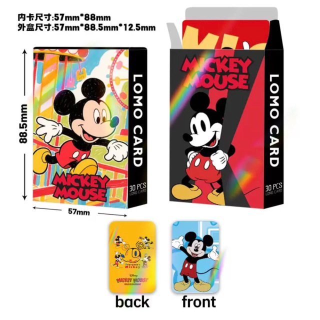 Колекційні картки Lomo Card «Міккі Маус та друзі» (30 штук)