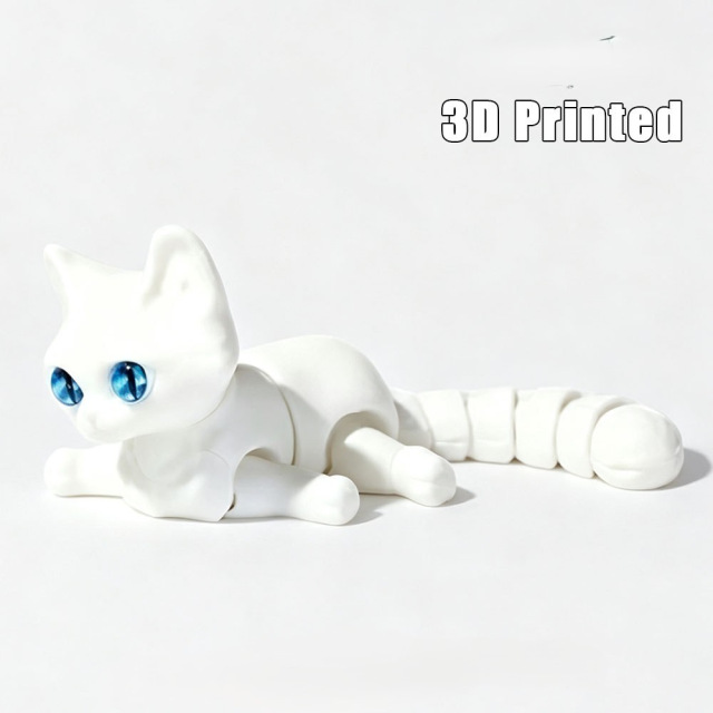 Іграшка 3D антистрес Котик білий