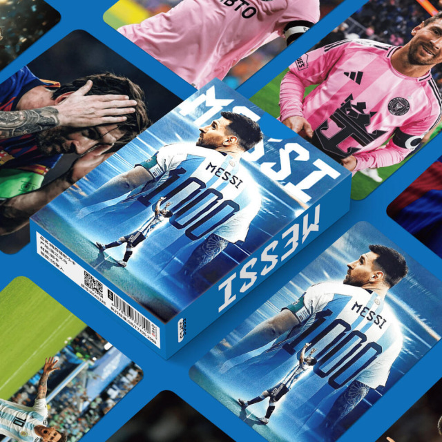 Колекційні ломо картки Ліонеля Мессі (Messi Lomo Cards), Набір 55 шт