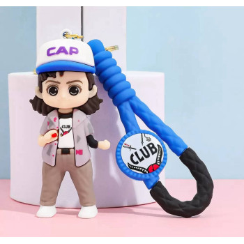 Брелок фігурка Дастін Хендерсон у кепці, Dustin, Дивні дива (Stranger Things)