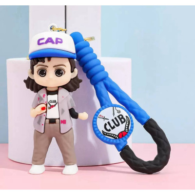 Брелок фігурка Дастін Хендерсон у кепці, Dustin, Дивні дива (Stranger Things)