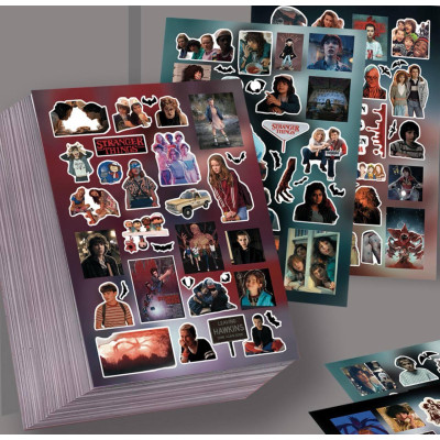 Набір наліпок (8 листів) Дивні Дива, Stranger Things