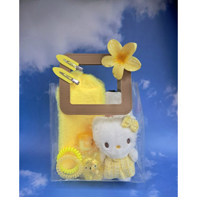 Подарунковий набір Hello Kitty, Хелло Кітті у жовтих тонах