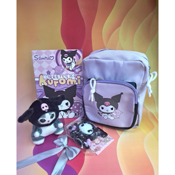 Подарунковий набір Куромі - сумочка, блокнот, брелок-іграшка, сквіш