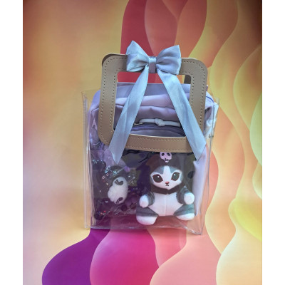 Подарунковий набір Куромі - сумочка, блокнот, брелок-іграшка, сквіш