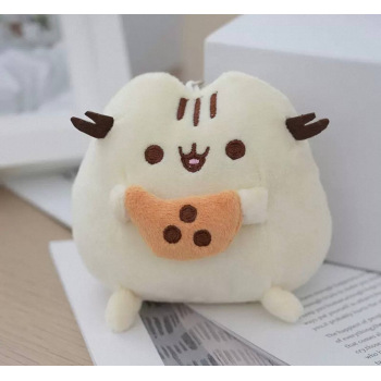 Брелок іграшка пушин, Pusheen з печивом