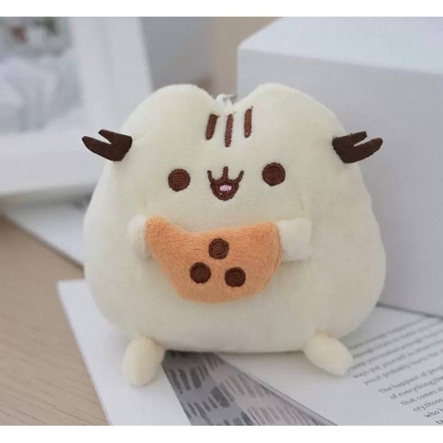 Брелок іграшка пушин, Pusheen з печивом