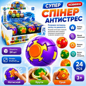 Трендова Іграшка Спіннер-антистрес, Spinnerr Antistreess