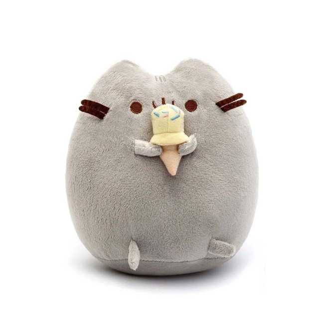 М'яка іграшка Кіт Пушин з морозивом, Pusheen with Ice Cream