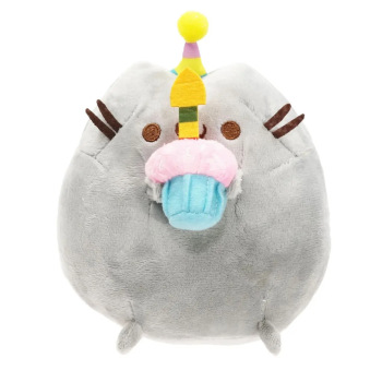 Іграшка кіт Pusheen Пушин з днем народження