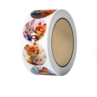 Наліпки Зоотрополіс, наліпки з Джуді та Нік, 500 шт Zootopia