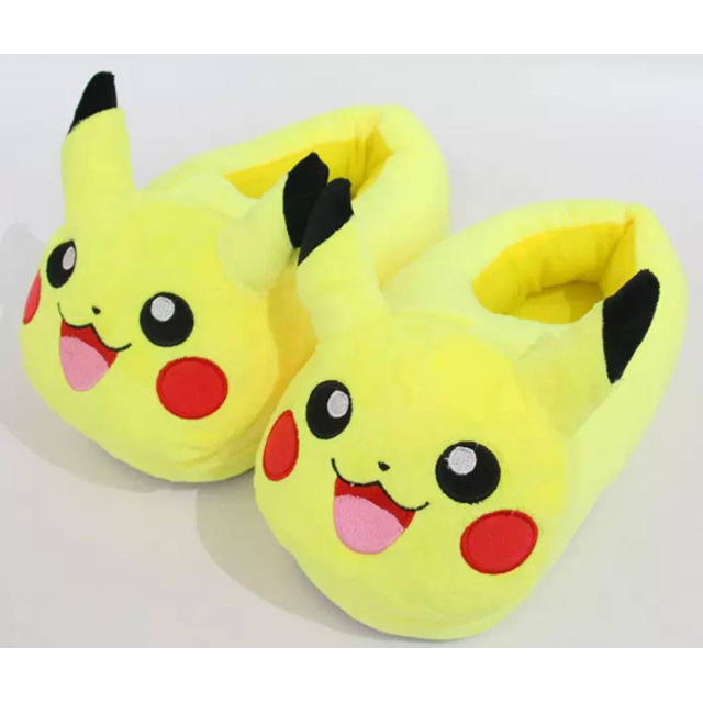 Тапочки Пікачу, Капці Pikachu, Pokemon, домашні тапочки Пікачу