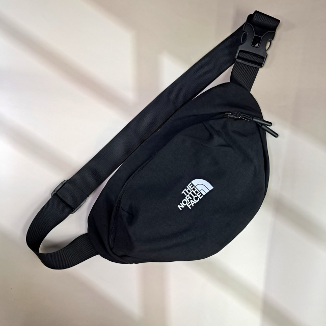 Сумка через плече, Сумка-бананка The North Face, чорна
